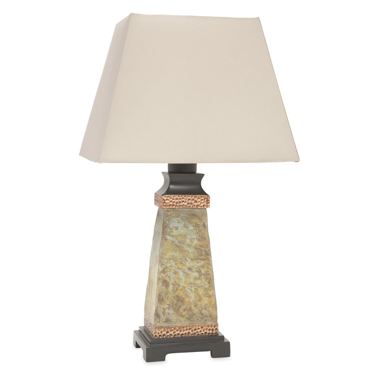 Plow & Hearth Weatherproof Slate Outdoor 23" Table Lamp & Reviews